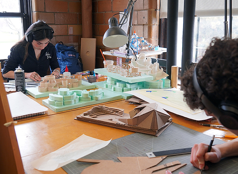 student by the models